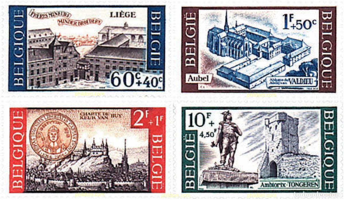 Sellos: 84242 MNH BELGICA 1966 PRO OBRAS CULTURALES