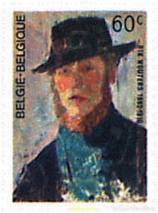 Sellos: 84239 MNH BELGICA 1966 50 ANIVERSARIO DE LA MUERTE DE RIK WOUTERS