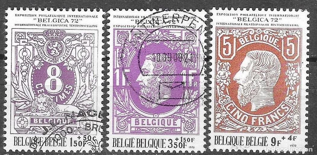 Sellos: SELLOS USADOS DE BELGICA 1970, YT 1551/ 53