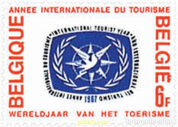 Sellos: 84020 MNH BELGICA 1967 A&Ntilde;O INTERNACIONAL DEL TURISMO