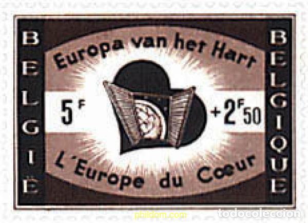 Sellos: 791558 MNH BELGICA 1959 EUROPA DEL CORAZON