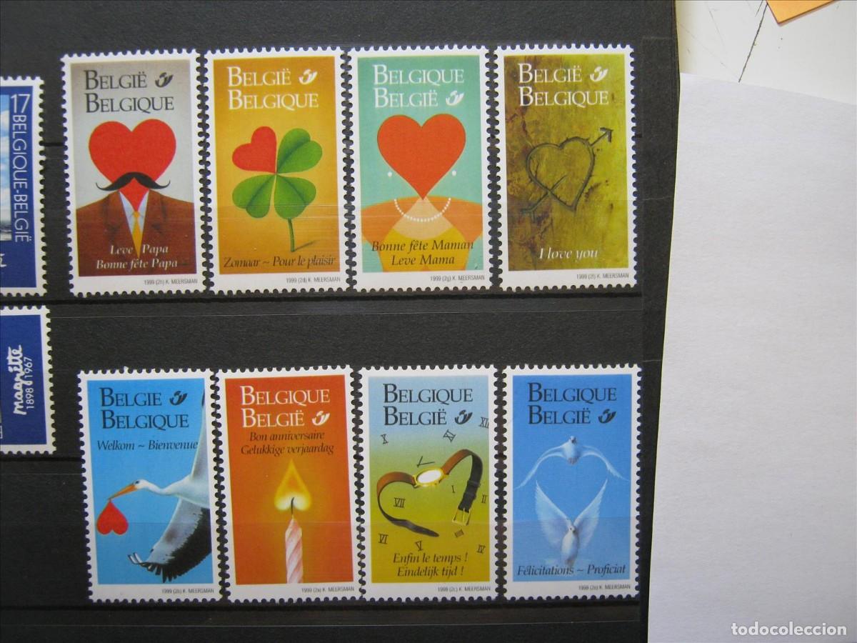 Sellos: B&Eacute;LGICA 1999 SERIE YVERT 2796/2803 MNH** SIN CHARNELA LUJO.