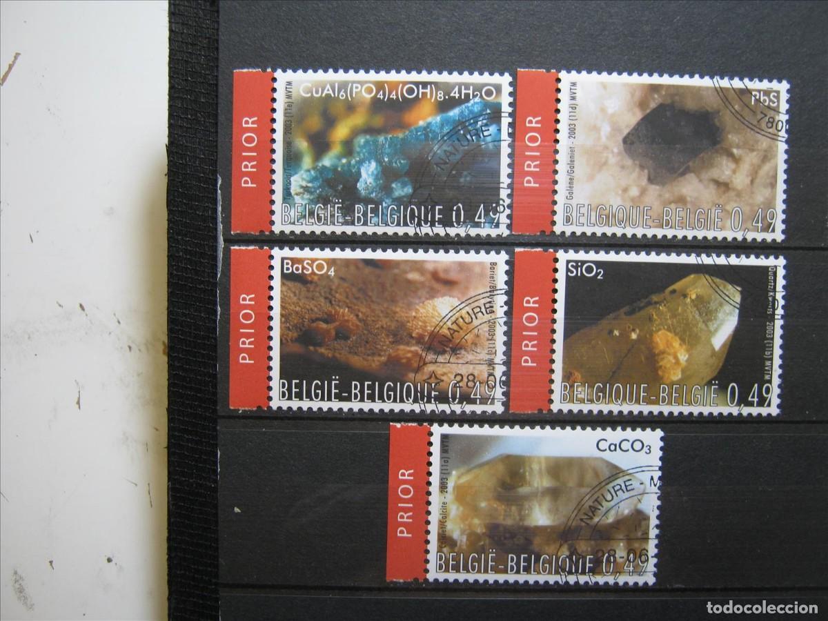 Sellos: B&Eacute;LGICA 2003 SERIE YVERT 3167/3171 USADO EN LUJO.