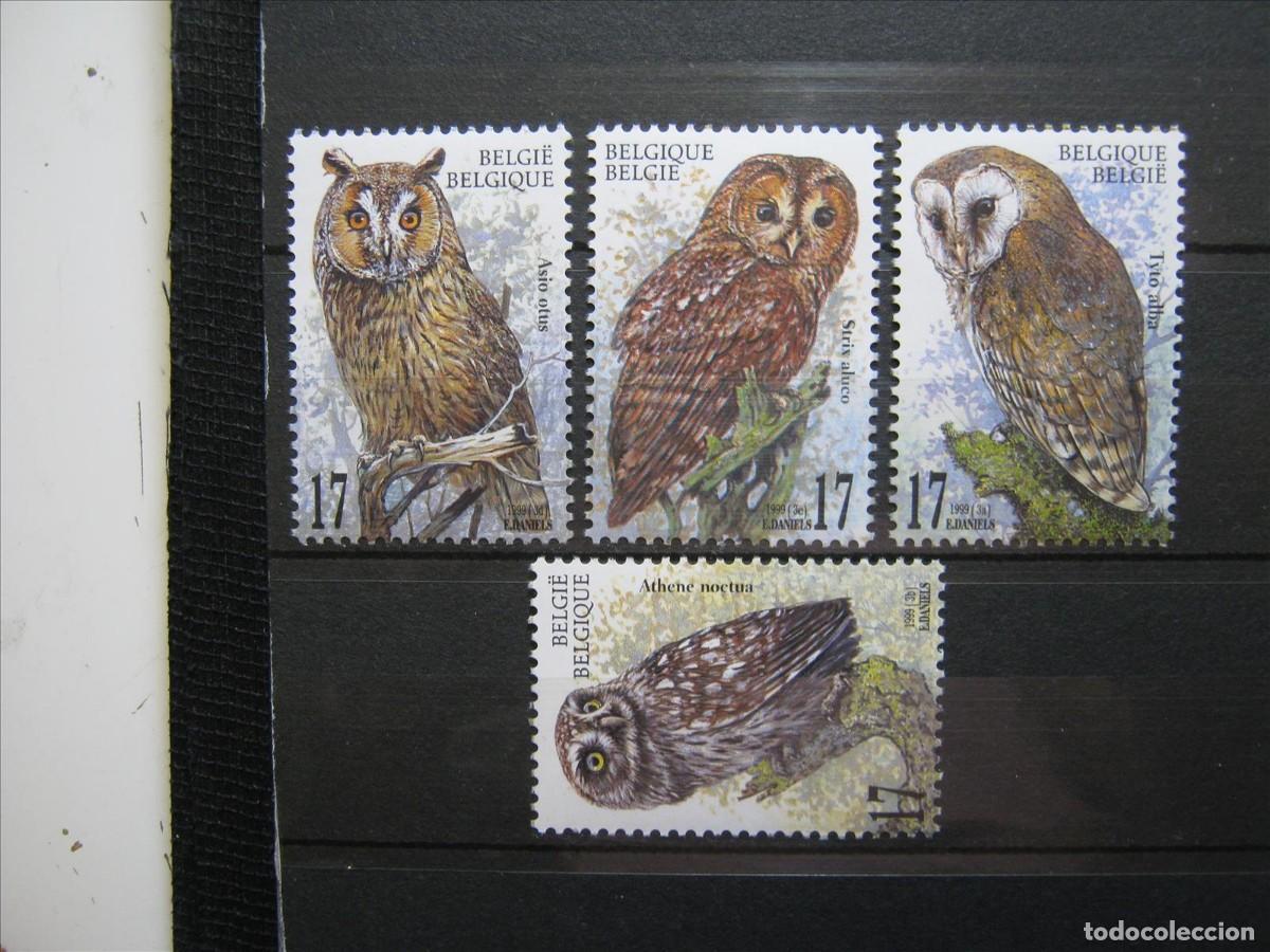 Sellos: B&Eacute;LGICA 1999 B&Uacute;HOS SERIE YVERT 2805/2808 MNH** SIN CHARNELA LUJO.