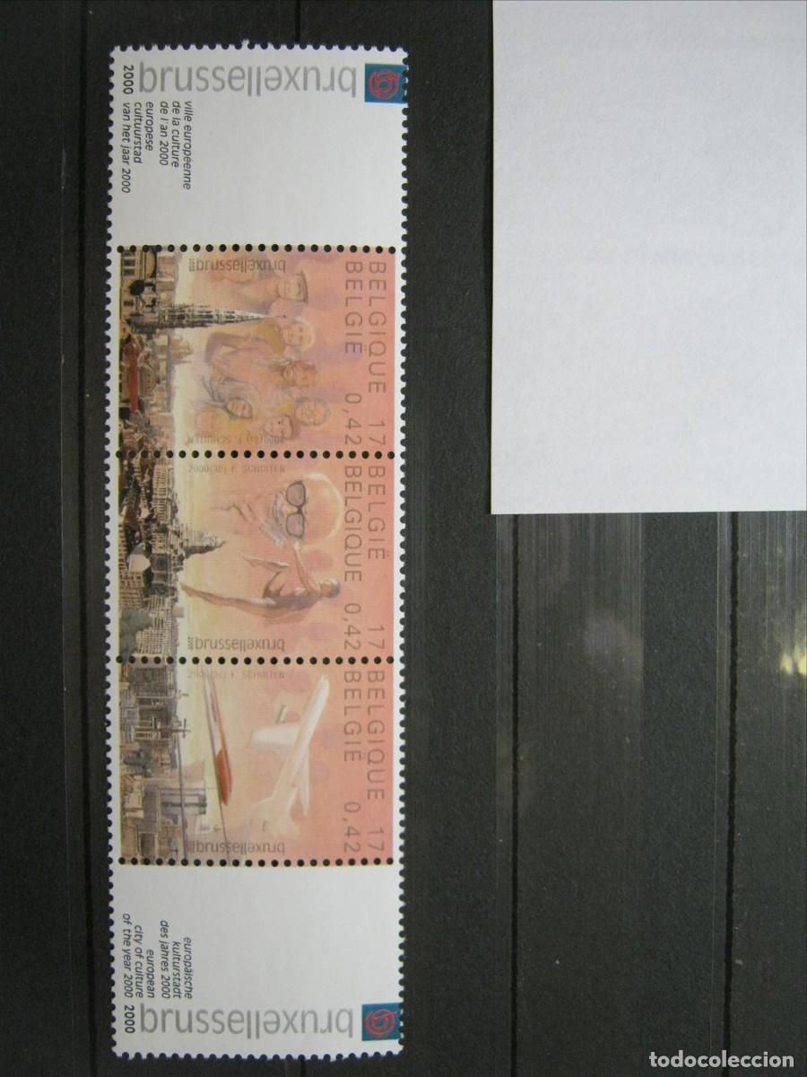 Sellos: B&Eacute;LGICA 2000 SERIE YVERT 2881/2883 MNH** SIN CHARNELA LUJO.