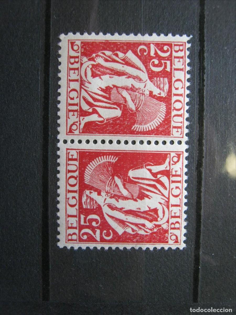 Sellos: B&Eacute;LGICA 1932 YVERT 339 TET&Eacute;-BECH&Eacute; MH* LUJO.
