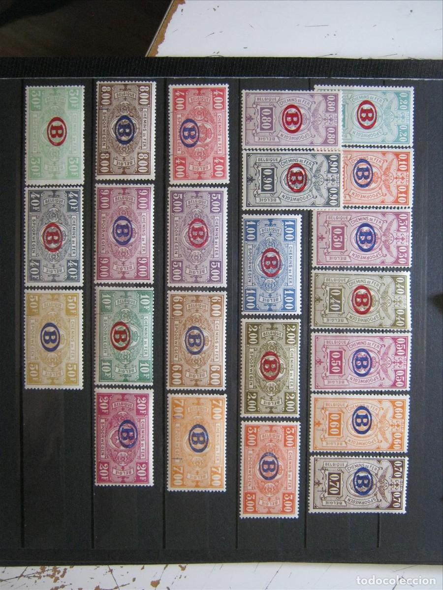 Sellos: B&Eacute;LGICA 1940 PAQUETES COLIS SERIE YVERT 213/235 MNH** SIN CHARNELA LUJO MARQUILLADOS.