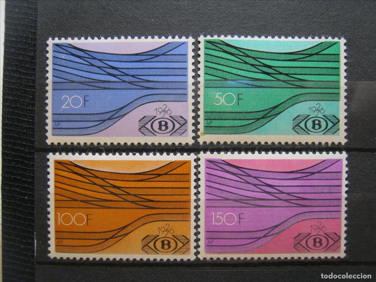 Sellos: B&Eacute;LGICA 1976 PAQUETES COLIS SERIE YVERT 428/431 MNH** SIN CHARNELA LUJO.