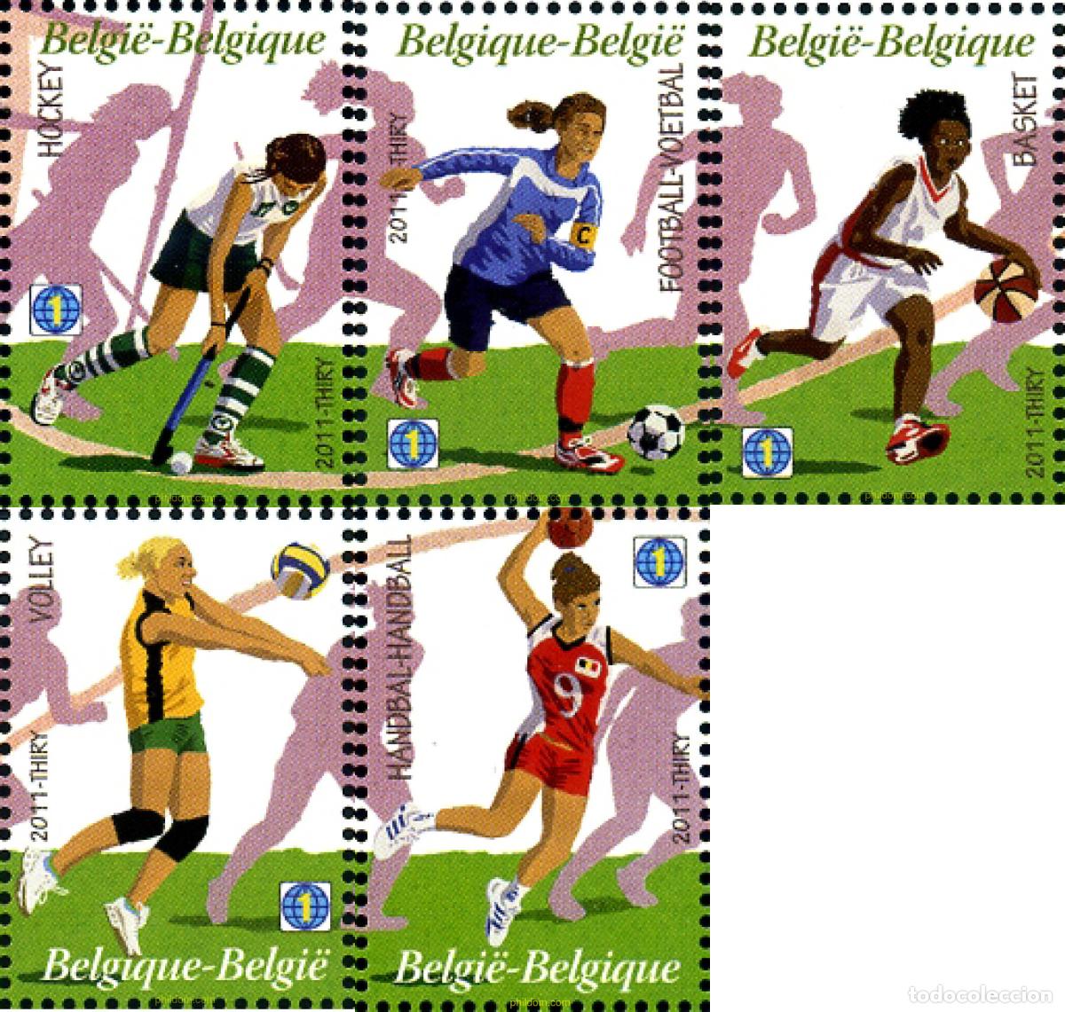 Sellos: 265478 MNH BELGICA 2011 DEPORTES