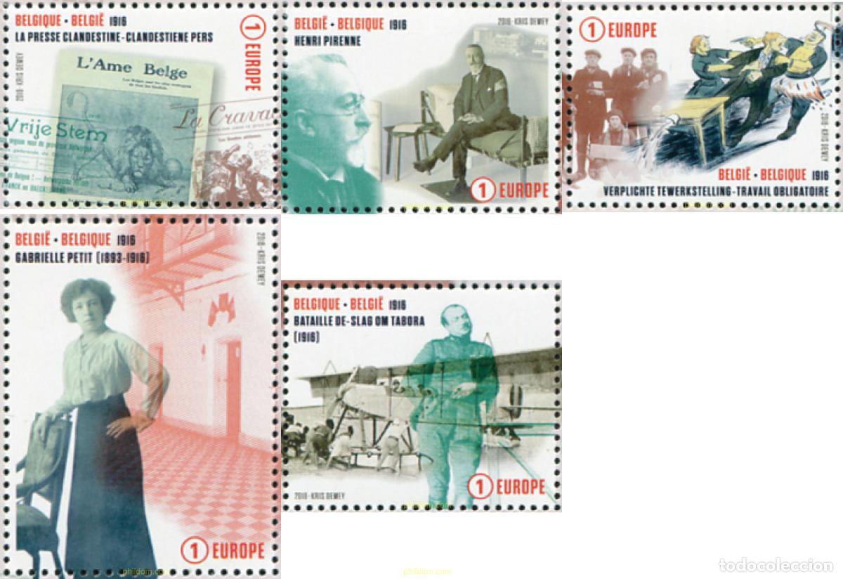 Sellos: 565729 MNH BELGICA 2016 CENTENARIO DE LA PRIMERA GUERRA MUNDIAL