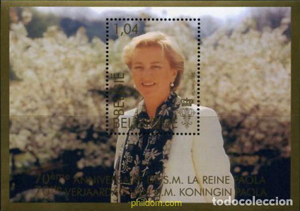 Sellos: 206224 MNH BELGICA 2007 70 ANIVERSARIO DE LA REINA PAOLA