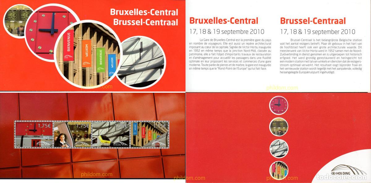 Sellos: 667723 MNH BELGICA 2010 ESTACION CENTRAL DE BRUSELAS