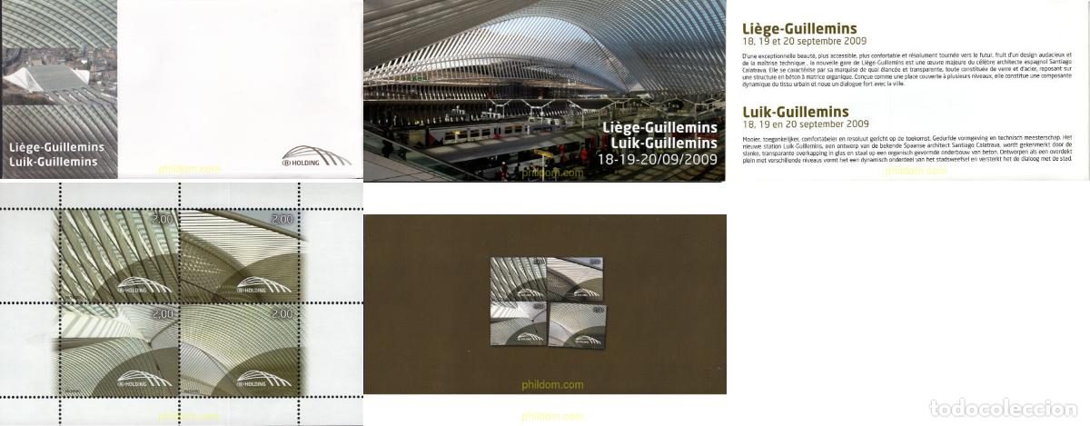 Sellos: 667733 MNH BELGICA 2009 ESTACION CENTRAL DE LIEGE-GUILLEMINS