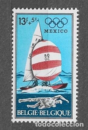 Sellos: B&eacute;lgica 1968 - Juegos Ol&iacute;mpicos. M&eacute;xico DF&acute;68 - 1525** - 2000-12
