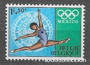 Sellos: B&eacute;lgica 1968 - Juegos Ol&iacute;mpicos. M&eacute;xico DF&acute;68 - 1521** - 2000-12