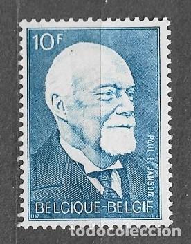 Sellos: B&eacute;lgica 1967 - Paul - &Eacute;mile Janson, 1.872 - 1.944. Primer ministro - 1476** - 2000-12