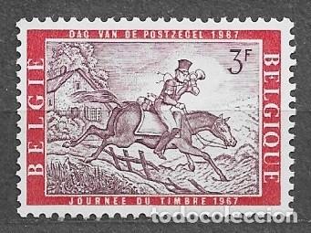 Sellos: B&eacute;lgica 1967 - D&iacute;a del sello Correo a caballo. 1833 - 1477** - 2000-12