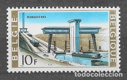 Sellos: B&eacute;lgica 1968 - Arquitectura ( Plano inclinado de Ronqui&egrave;res ) - 1534** - 2000-12