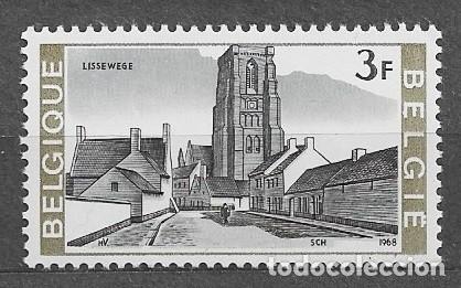 Sellos: B&eacute;lgica 1968 - Arquitectura ( Iglesia de Lissewege 1220-1270 ) - 1532** - 2000-12