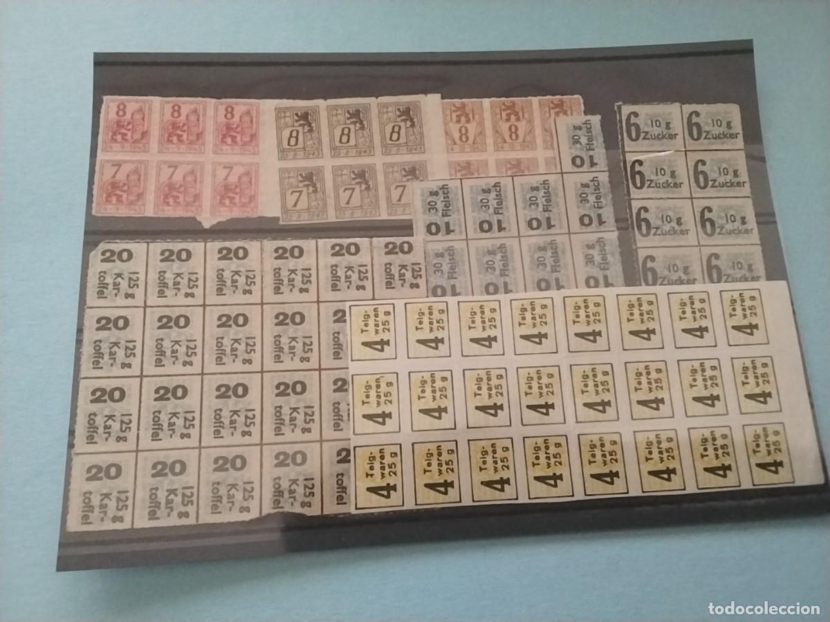 Sellos: Cupones de racionamiento a&ntilde;os 40