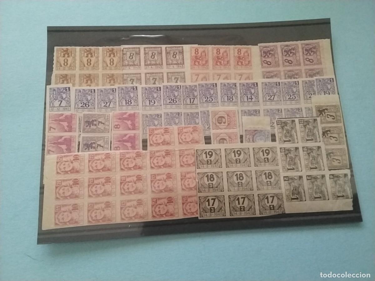 Sellos: Cupones de racionamiento a&ntilde;os 40