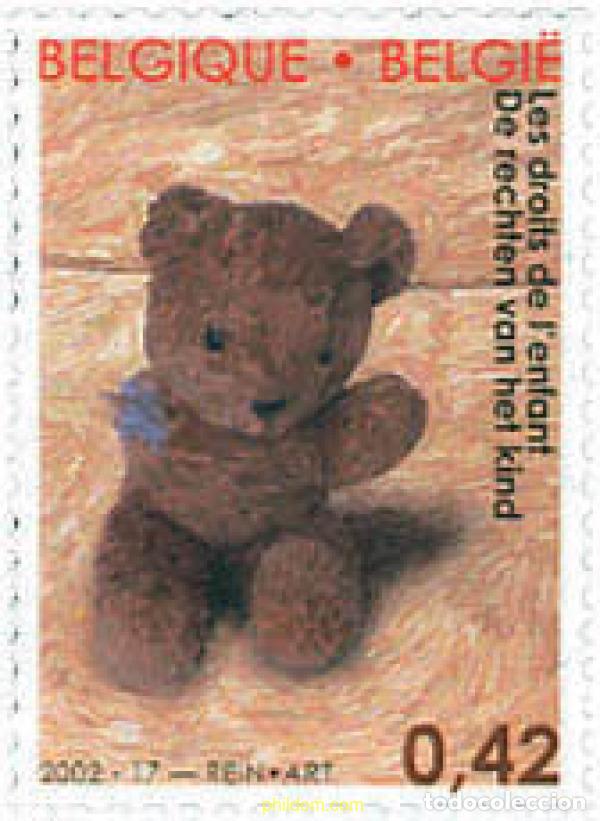 Sellos: 101521 MNH BELGICA 2002 DERECHOS DEL NI&Ntilde;O