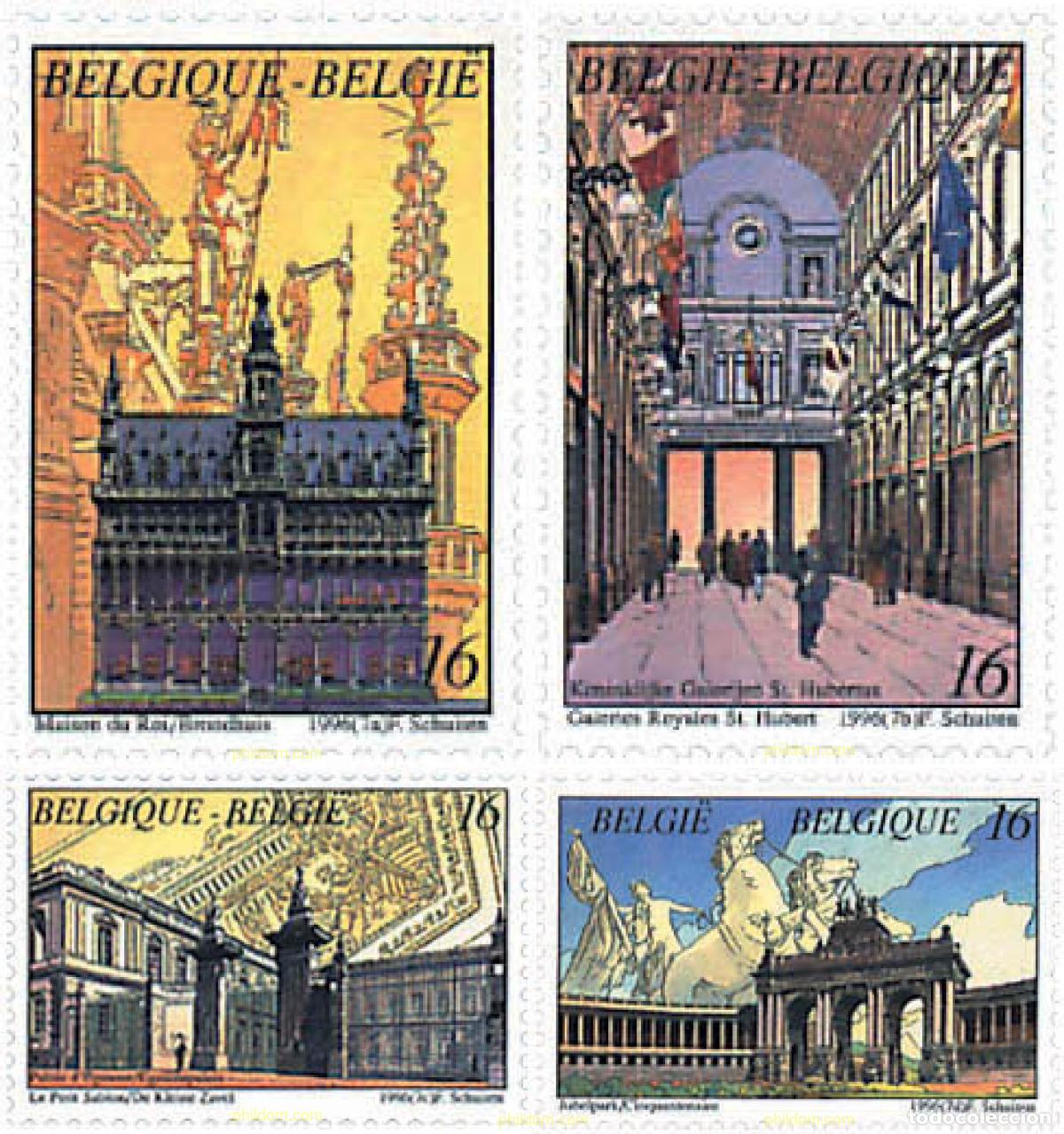 Sellos: 85297 MNH BELGICA 1996 BRUSELAS, CORAZON DE EUROPA