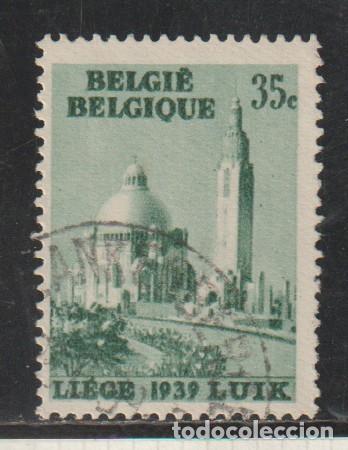 Sellos: BELGICA // YVERT 484 // 1938 .... USADO