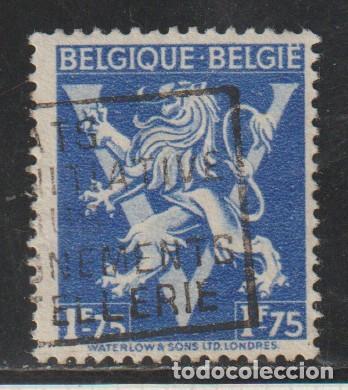 Sellos: BELGICA // YVERT 683 A // 1945 .... USADO