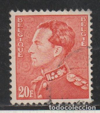 Sellos: BELGICA // YVERT 848 B // 1951-52 ... USADO