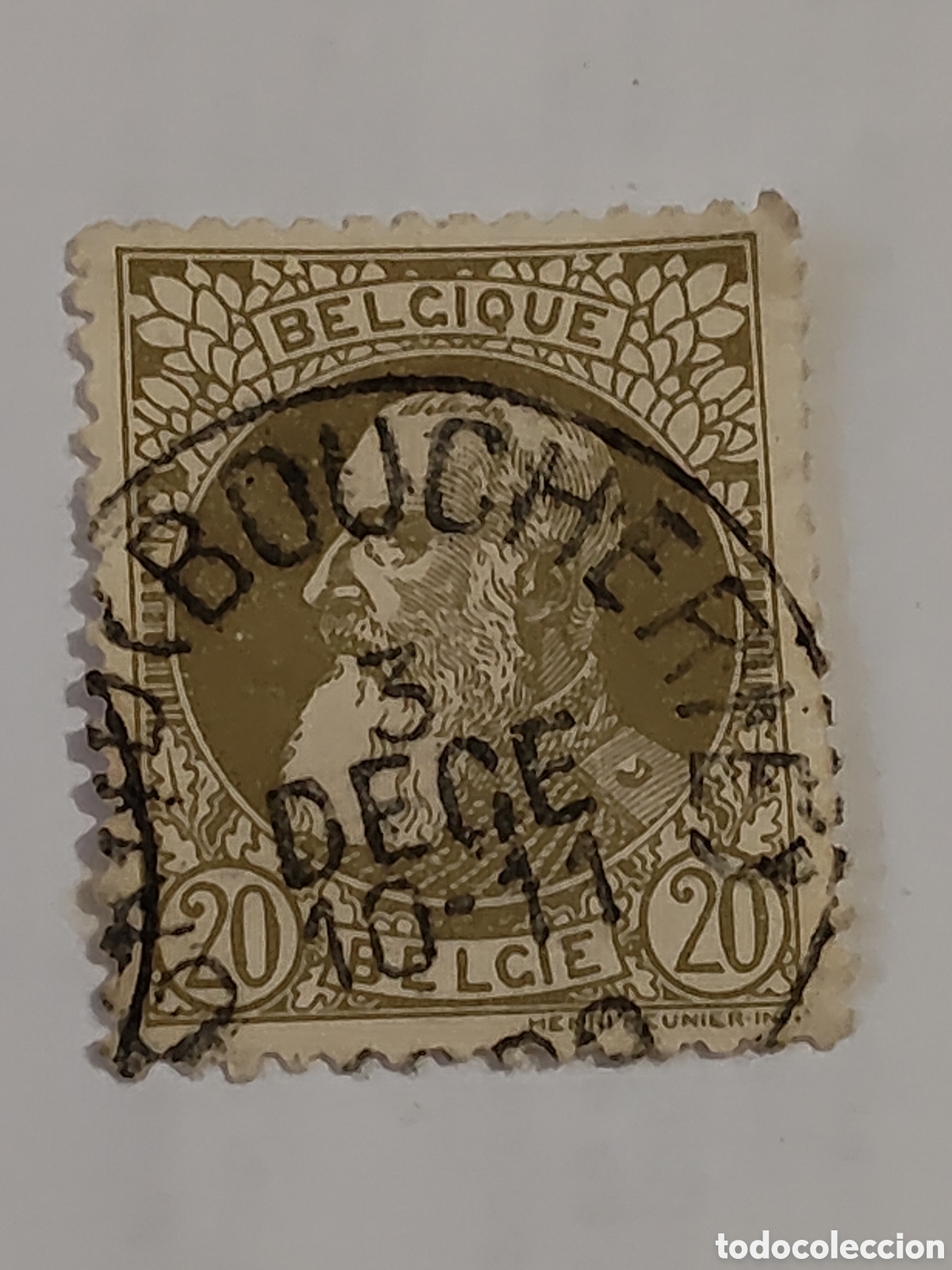 Sellos: Sello de B&eacute;lgica Rey Leopoldo ll 1893-1902