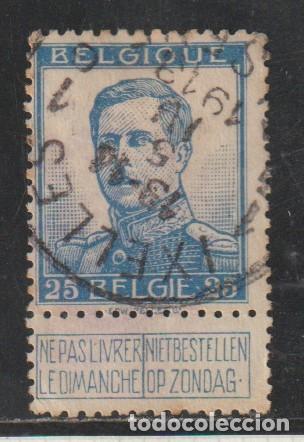 Sellos: BELGICA // YVERT 120 // 1912-13 ... USADO