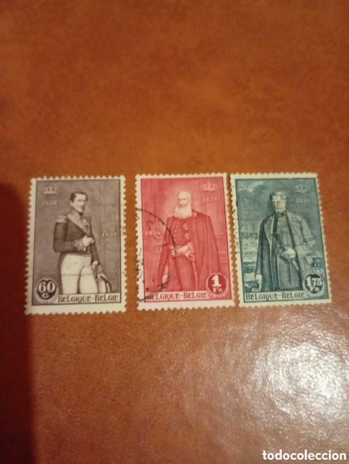 Sellos: BELGICA 1930 YVERT 302 304
