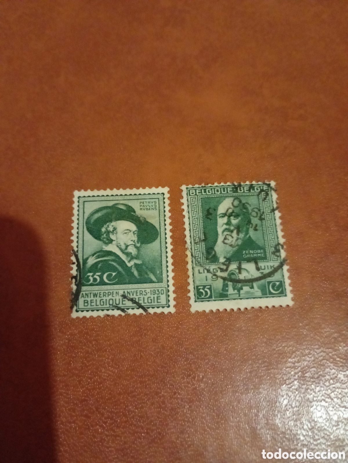Sellos: B&Eacute;LGICA YVERT 299 300 1930 Z GRAMME, P P RUBENS