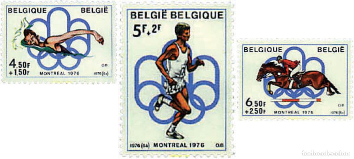 Sellos: 84495 MNH BELGICA 1976 21 JUEGOS OLIMPICOS VERANO MONTREAL 1976