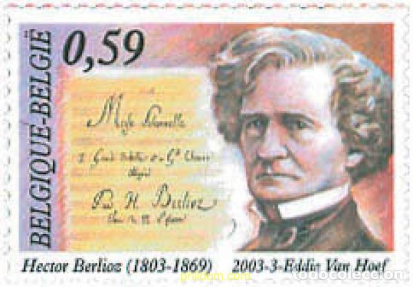 Sellos: 114595 MNH BELGICA 2003 200 ANIVERSARIO DEL NACIMIENTO DE HECTOR BERLIOZ