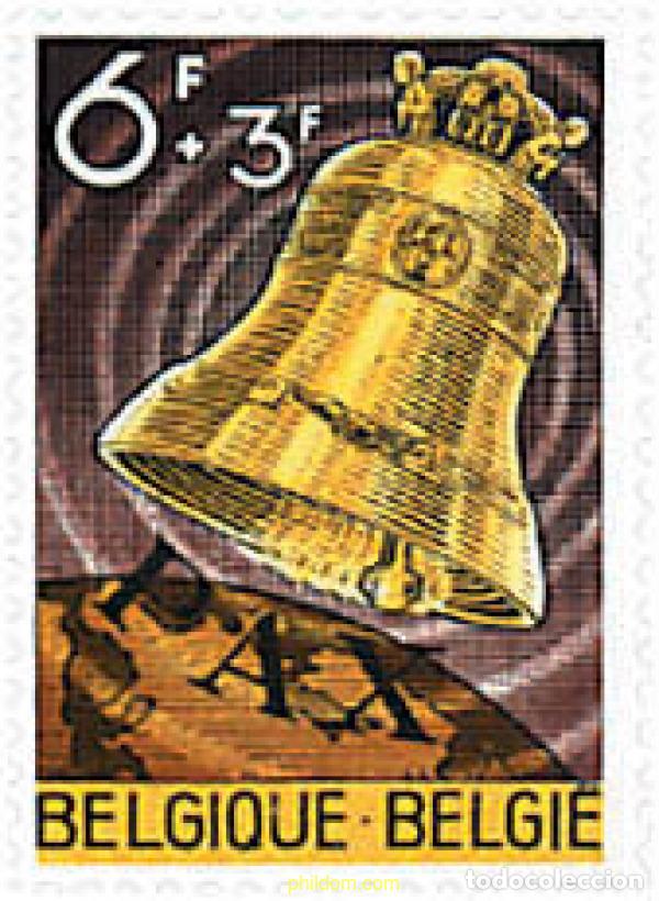 Sellos: 84189 MNH BELGICA 1963 LA CAMPANA DE LA PAZ EN LA BASILICA DE KOEKELBERG