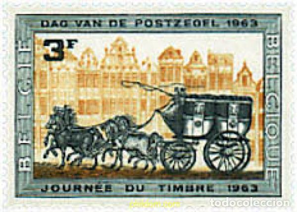 Sellos: 83940 MNH BELGICA 1963 DIA DEL SELLO
