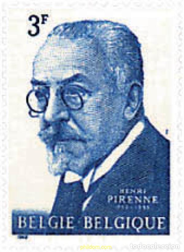 Sellos: 83938 MNH BELGICA 1963 CENTENARIO DEL NACIMIENTO DE HENRI PIRENNE