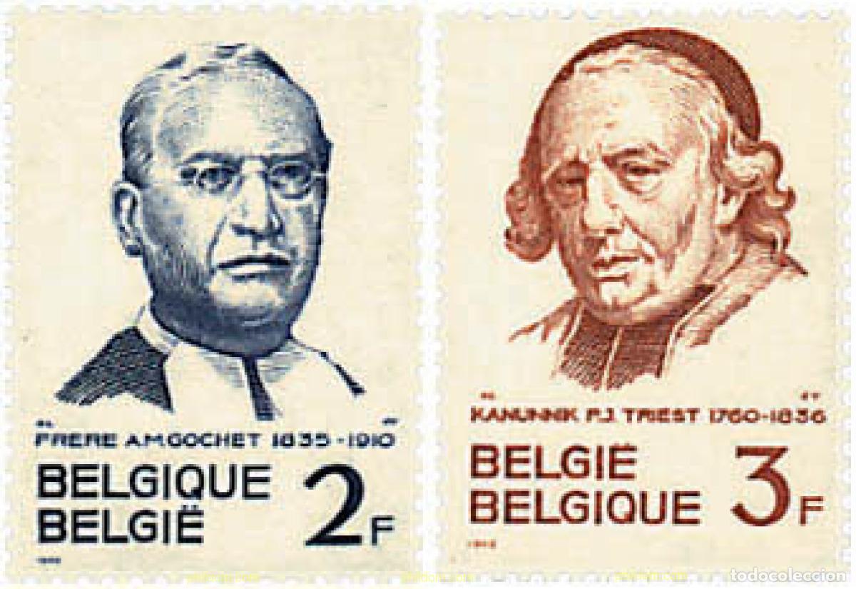 Sellos: 87051 MNH BELGICA 1962 HOMENAJE A A. M. GOCHET Y P. J. TRIEST