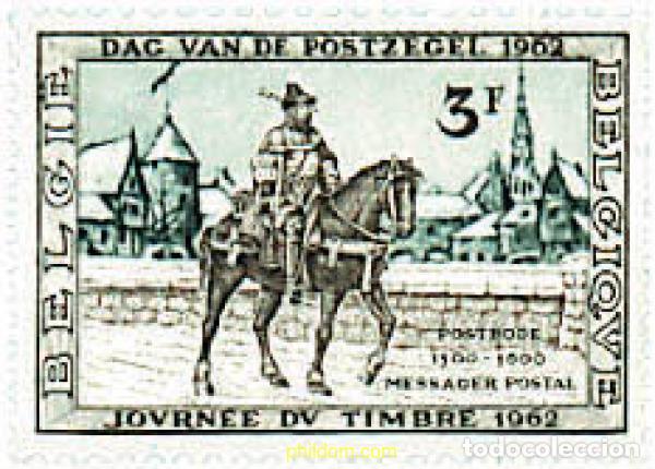 Sellos: 83911 MNH BELGICA 1962 DIA DEL SELLO