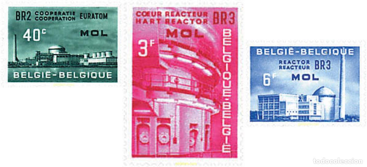 Sellos: 84151 MNH BELGICA 1961 EURATOM. CENTRAL NUCLEAR DE MOL