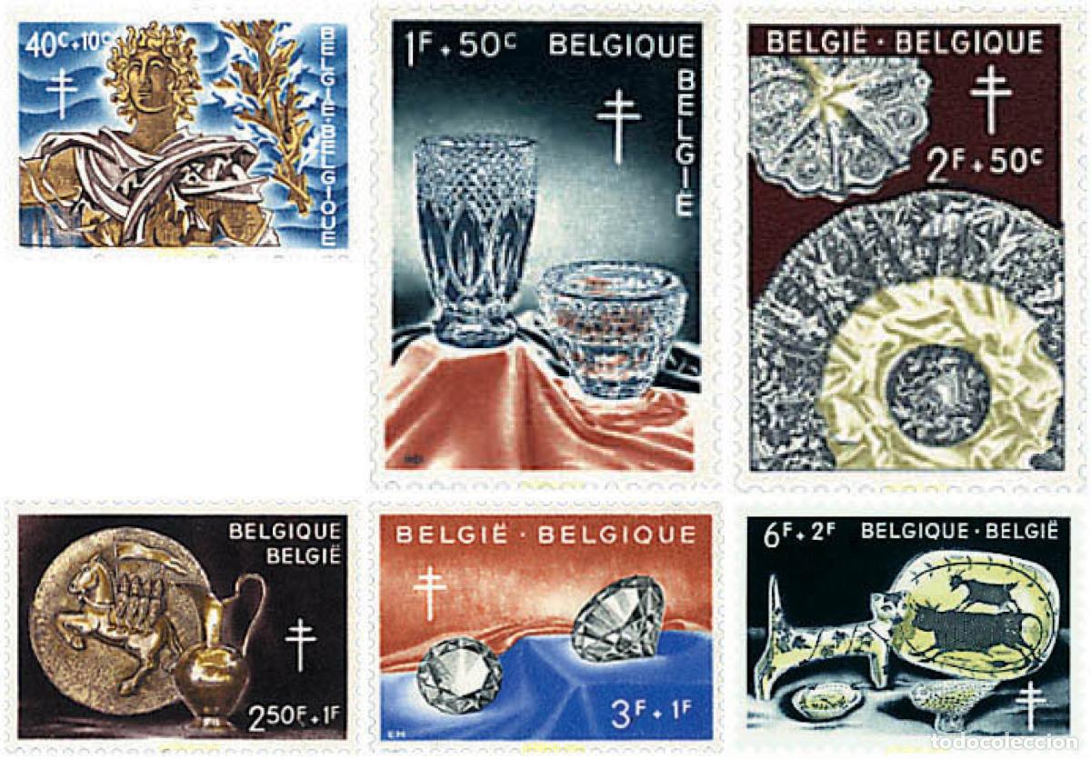 Sellos: 86956 MNH BELGICA 1960 ANTITUBERCULOSIS. ARTESANIA