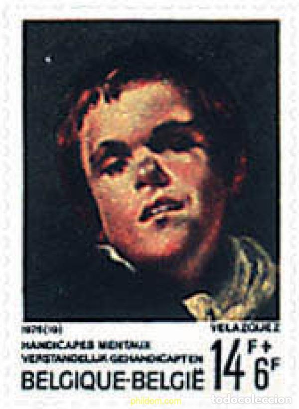 Sellos: 84925 MNH BELGICA 1976 ASOCIACION NACIONAL DE AYUDA A DISMINUIDOS MENTALES