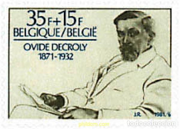Sellos: 84658 MNH BELGICA 1981 110 ANIVERSARIO DEL NACIMIENTO DE OVIDE DECROLY