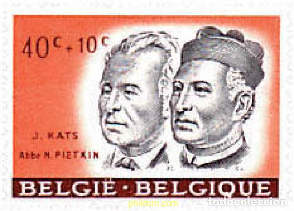 Sellos: 793609 MNH BELGICA 1961 PRO OBRAS CULTURALES. PERSONAJES