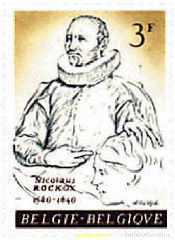 Sellos: 84138 MNH BELGICA 1961 400 ANIVERSARIO DEL NACIMIENTO DE NICOLAS ROCKOX