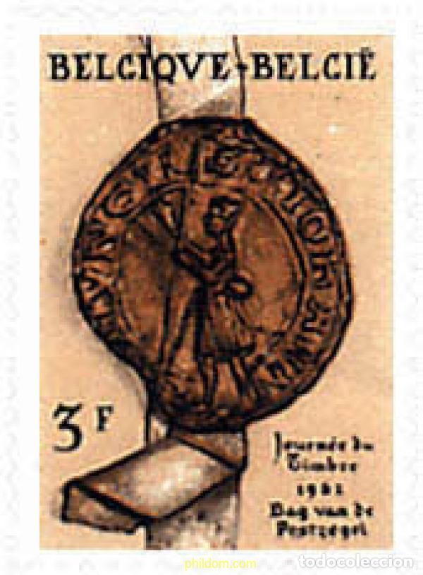 Sellos: 87034 MNH BELGICA 1961 DIA DEL SELLO