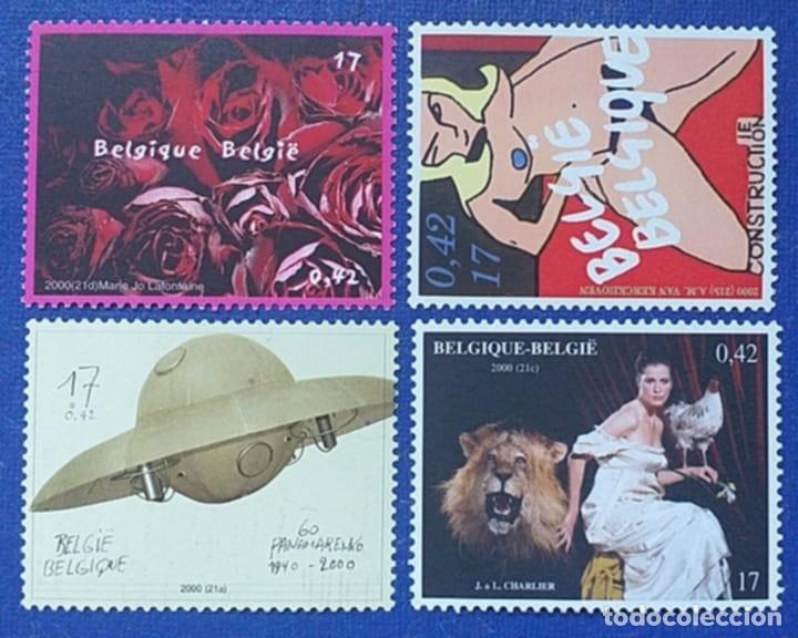 Sellos: SELLOS BELGICA 2000 N&ordm; 2929/32 Serie Art&iacute;stica 4v. Nuevos