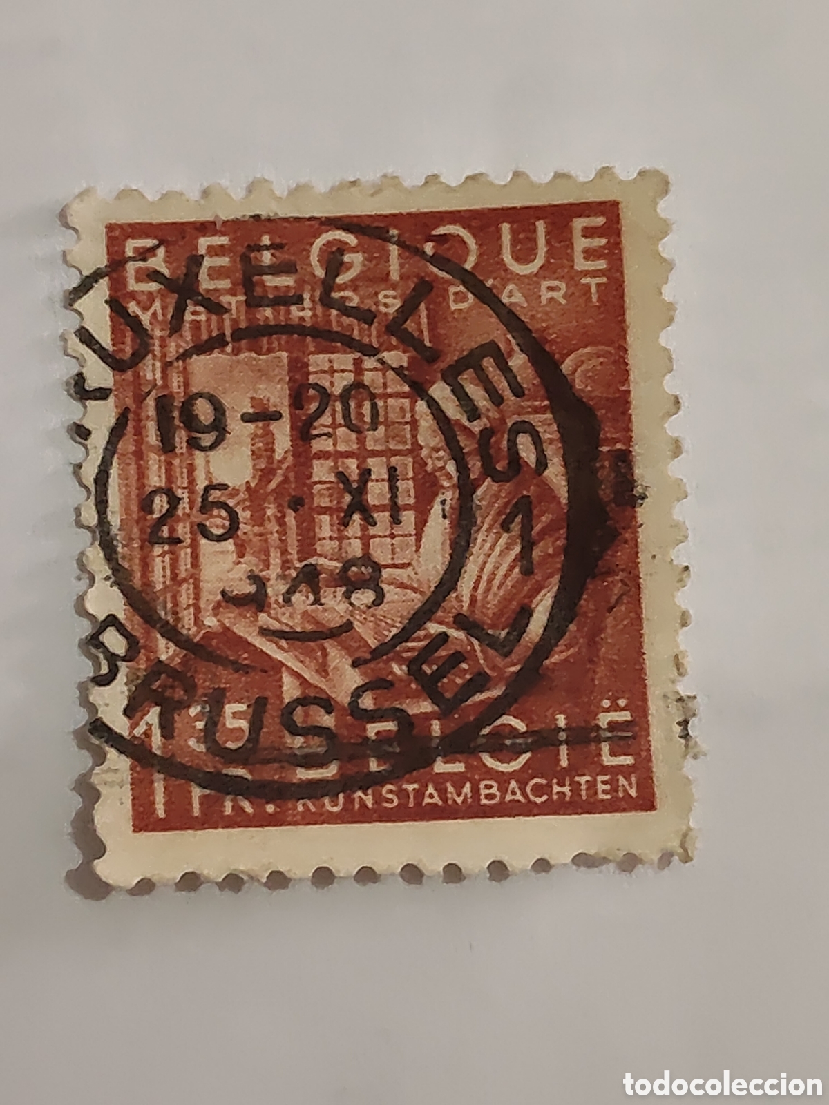 Sellos: Sello de B&eacute;lgica patrimonio artesanal 1948 usado
